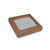 Chocolate Box Covers-8 oz.- Kraft with Window