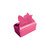 Small Raspberry Bow Favor Boxes