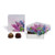 3 oz. Candy Box Covers - 1 Layer - Butterfly & Lilacs 50 Pcs. (bulk pricing options) 3-11/16" x 3-11/16" x 1-1/8"