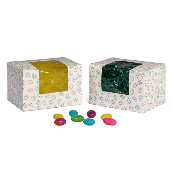 MADE IN USA - 50 Boxes - 1 lb. Foil Eggs - Egg Boxes