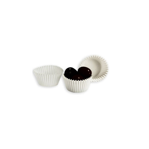 1" x 3/4" White Candy Cups