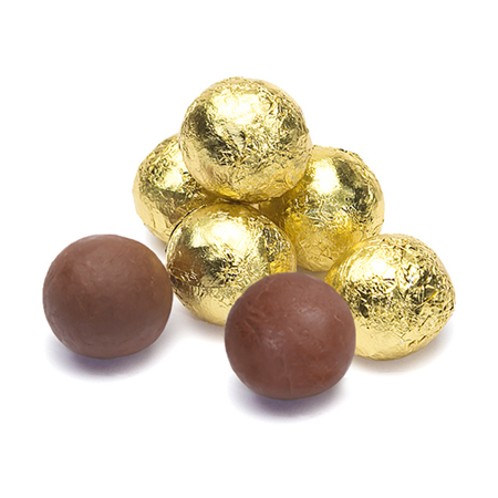 3" x 3" Gold Candy Foil Wrappers