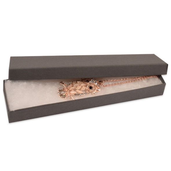 Gray 8" x 2" x 7/8" Jewelry Boxes Gray 8" x 2" x 7/8" Jewelry Boxes