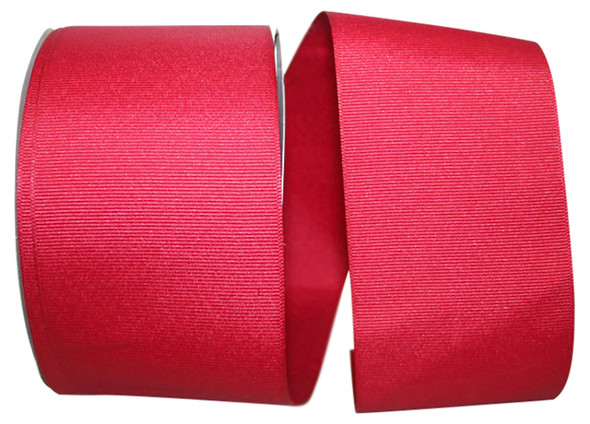 3" Grosgrain Ribbon - Cranberry - 50 Yards/Roll - Ships from NY, USA