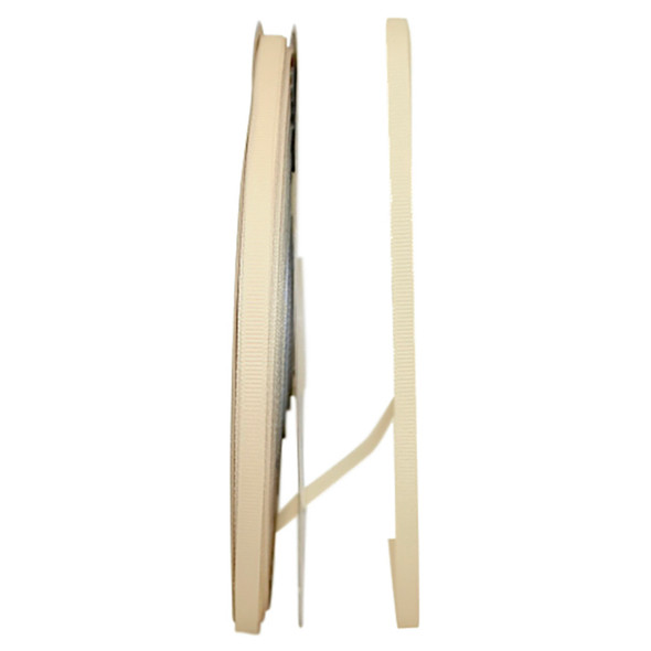 100 Yards - 1/4" Cream Grosgrain Ribbon - Ships from NY, USA