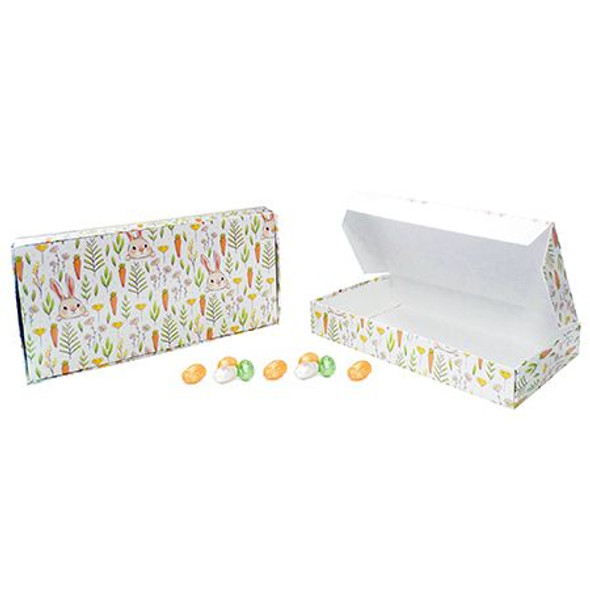 MADE IN USA - 50 Boxes - 1/2 lb. Bunnies & Carrots Candy Boxes -  7-1/2" x 4" x 1-1/8"