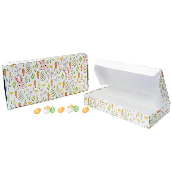 MADE IN USA - 50 Boxes - 1 lb. Bunnies & Carrots Candy Boxes