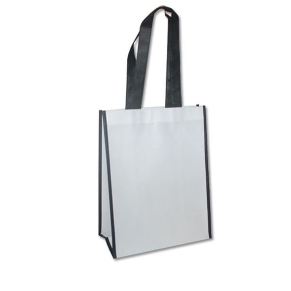 10 Bags - Non-Woven San Francisco Bags - 9" x 12" x 5" - White