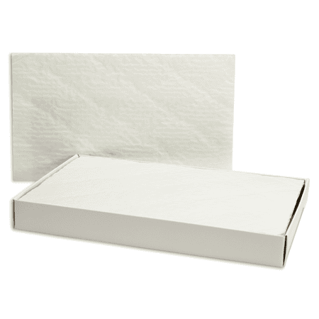 CLEARANCE-MADE IN USA - 50 Pads - 1 lb. Slim Candy Pads White - 9-1/8" x 5-9/16"