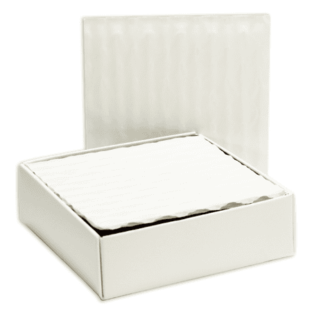 CLEARANCE-MADE IN USA - 500 Pads  - 3 oz. Candy Pads White 3-3/8" x 3-3/8"