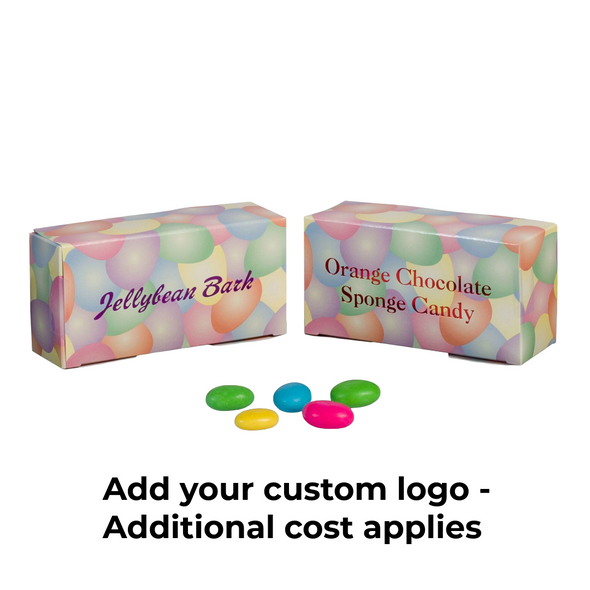 CLEARANCE - MADE IN USA - 50 Boxes 1/2 lb. Candy & Fudge Boxes - Easter Eggs  5-1/2" x 2-3/4" x 1-3/4"