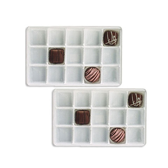 1/2 lb. plastic tray-15 cavities-assorted
