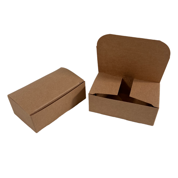 MADE IN USA - 50 Boxes - 2 Truffle - Kraft