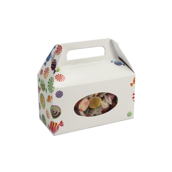 Wrapped Candies Candy Gable Box with Window