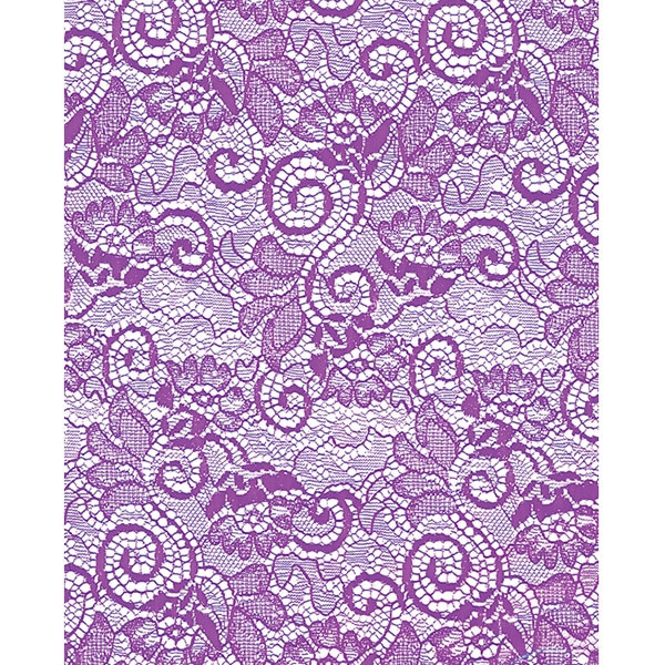 Purple Victorian Lace Florist Cello Rolls