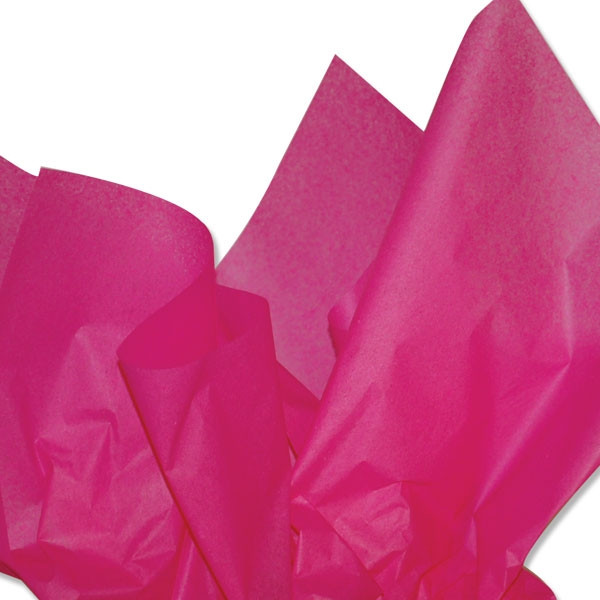 Hot Pink Colored Tissue Paper