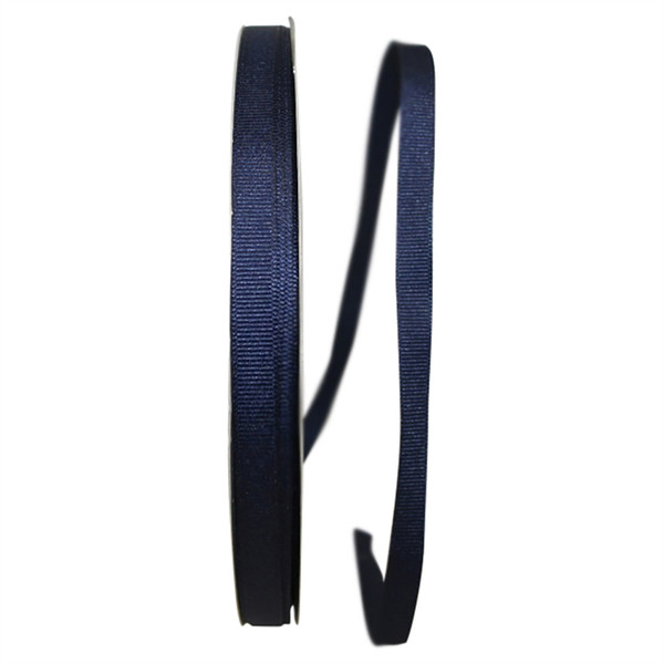 3/8" Navy grosgrain ribbon