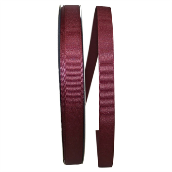 5/8" Burgundy grosgrain ribbon