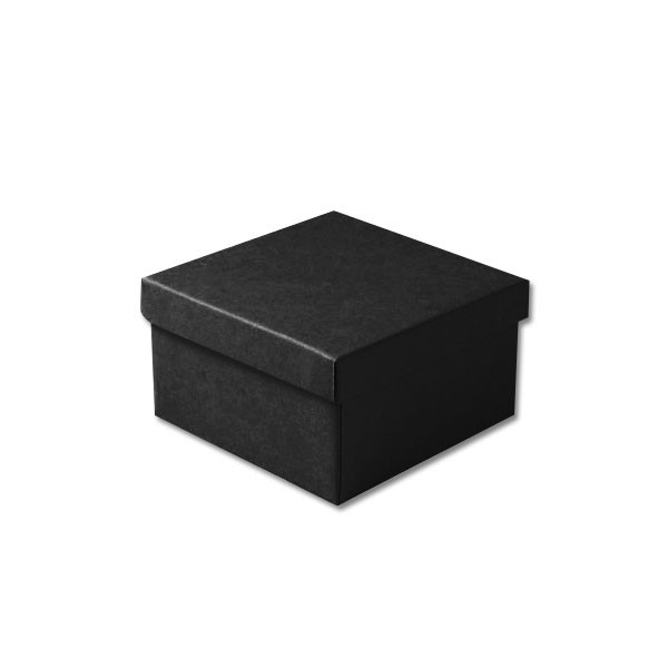 Black Kraft 3.5" x 3.5" x 2" Jewelry Boxes