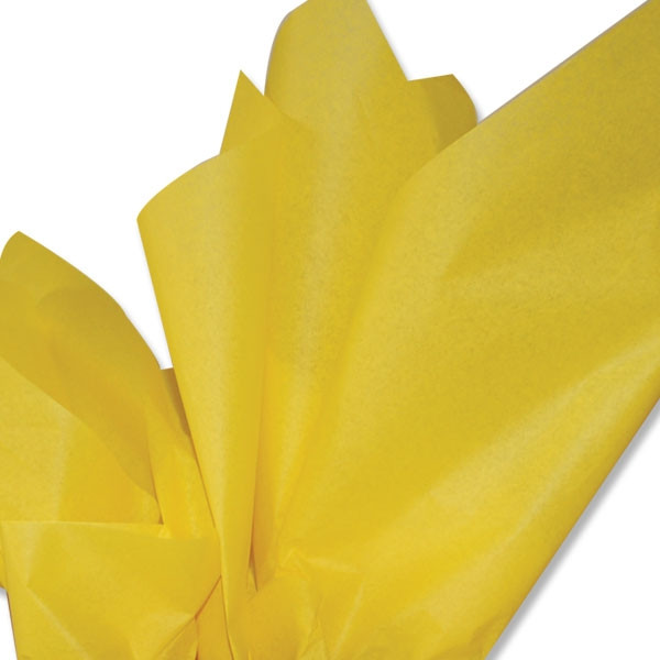Dandelion Yellow Colored Tissue Paper
