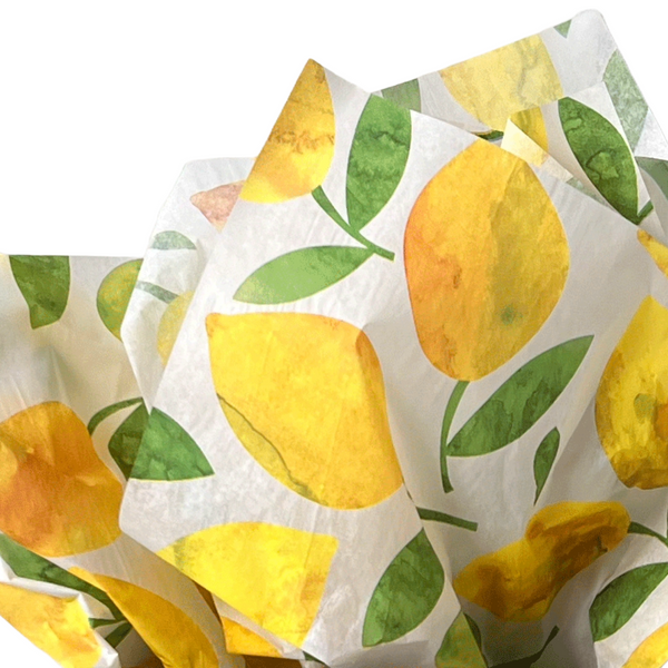 Lemon Lime Patterned Tissue 20" x 30" Sheets - 240 / Pack