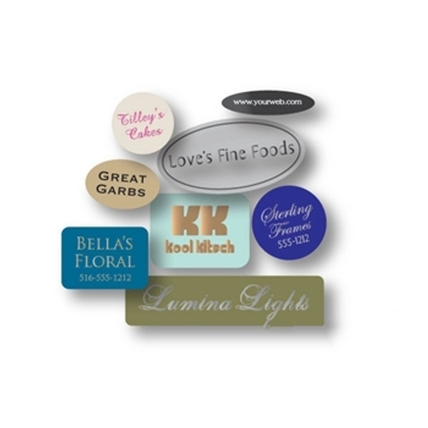 Custom Hot Stamped Labels-Small Shapes