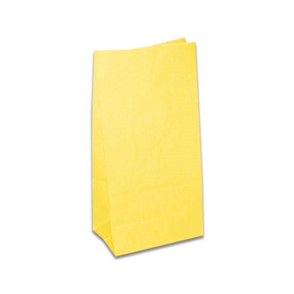 8 lb. SOS Paper Bags - Sunbrite Yellow