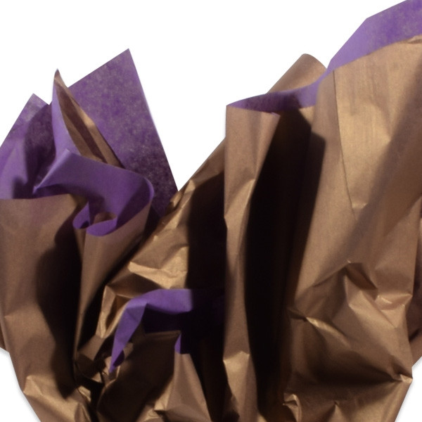 Gold Metallic Lavender tissue paper