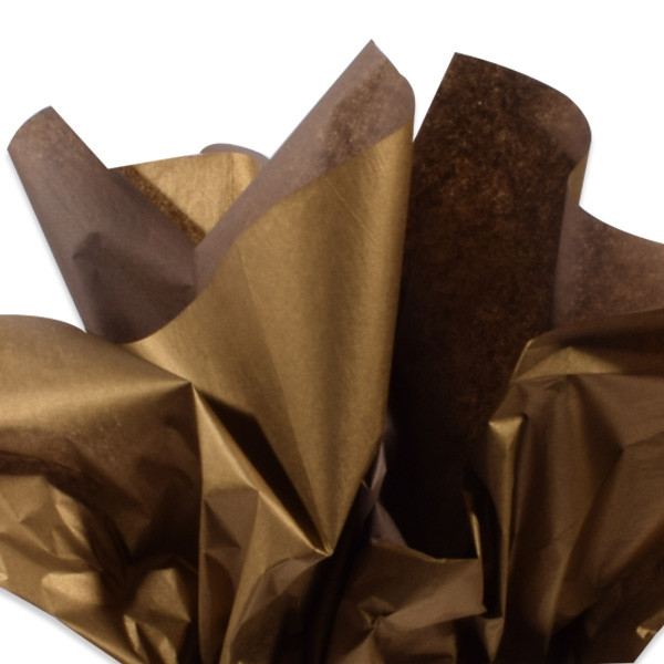 Gold Metallic Chocolate tissue paper