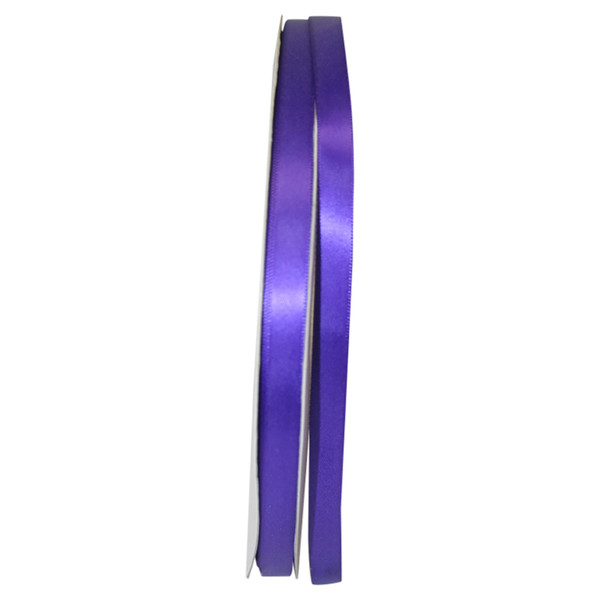 100 Yards - 3/8" Purple Haze Double Face Satin Ribbon