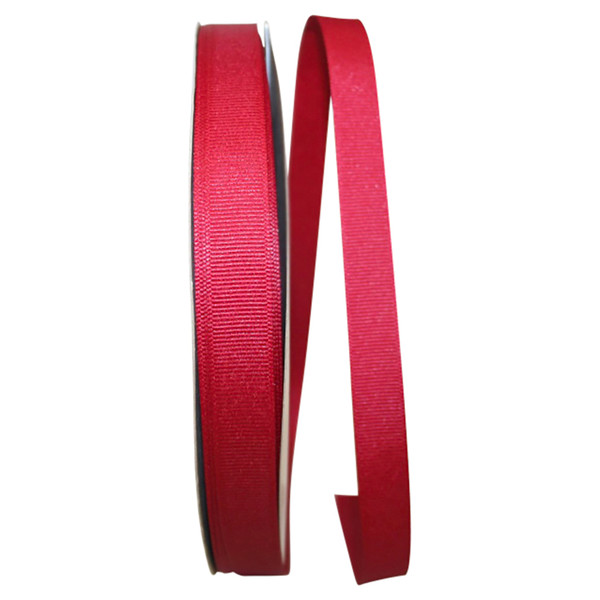 5/8" Grosgrain ribbon - Cranberry - 100 Yards/Roll