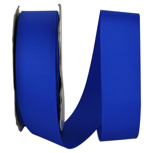1-1/2" Grosgrain Ribbon - Electric Blue - 50 Yards/Roll