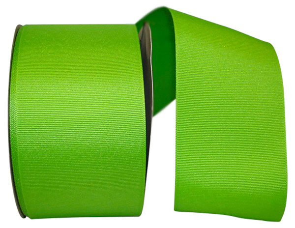 3" Grosgrain Ribbon - Apple Green - 50 Yards/Roll - Bulk Discounts