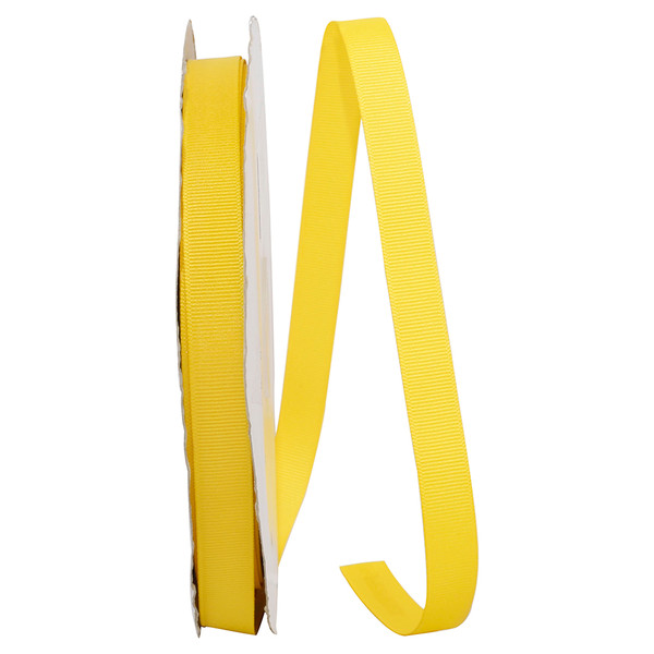 5/8" Grosgrain ribbon - Maize - 100 Yards/Roll