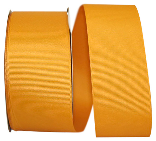 2-1/4" Grosgrain Ribbon - Gold - 50 Yards/Roll