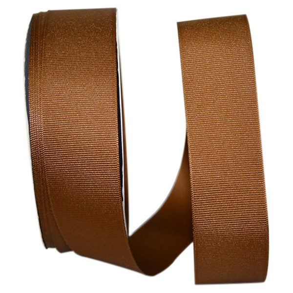 1-1/2" Grosgrain Ribbon - Light Brown - 50 Yards/Roll