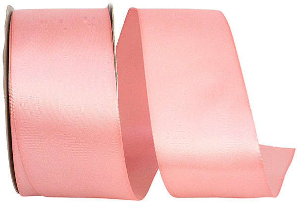 50 Yards - 2-1/2" Dusty Rose Double Face Satin Ribbon