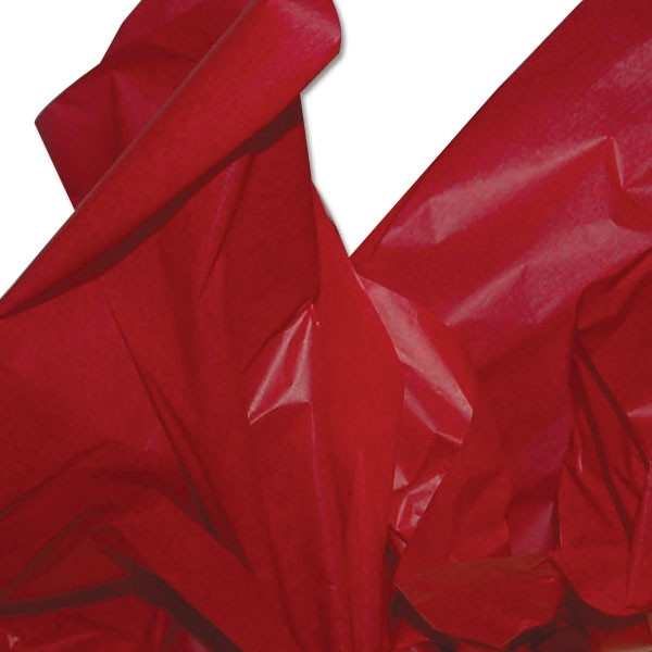 Dry Waxed Red Tissue Paper - 18 x 24" - 480 Sheets per Ream