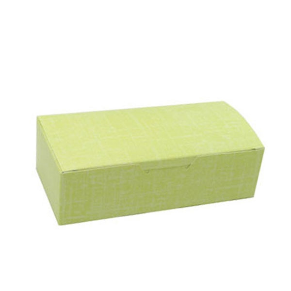 1 lb. Yellow Linen Rectangle-Fudge Boxes
