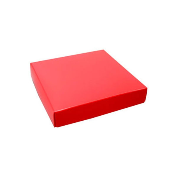 Chocolate Box Covers-8 oz.- Red