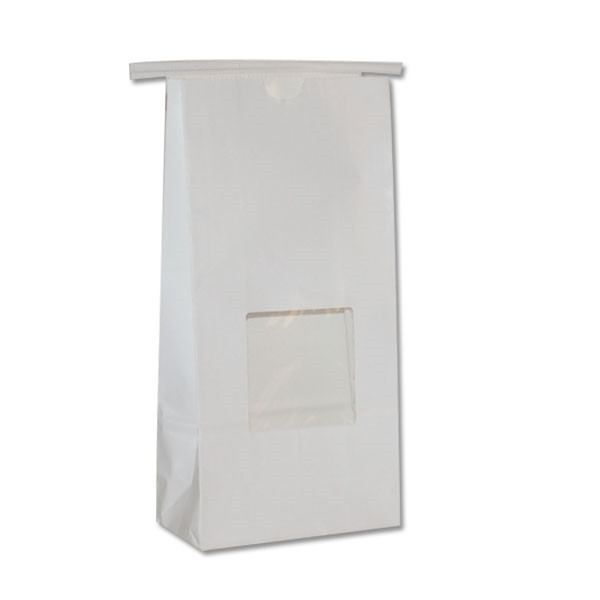 1.5 lb.White Coffee - Cookie Bags with window