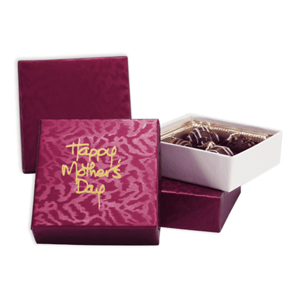 3 oz. Rigid Set Up Boxes - Cover & Base Sets - Royal Mulberry 48 Sets