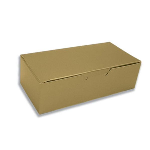 1 lb. Gold Lustre Rectangle-Fudge Boxes