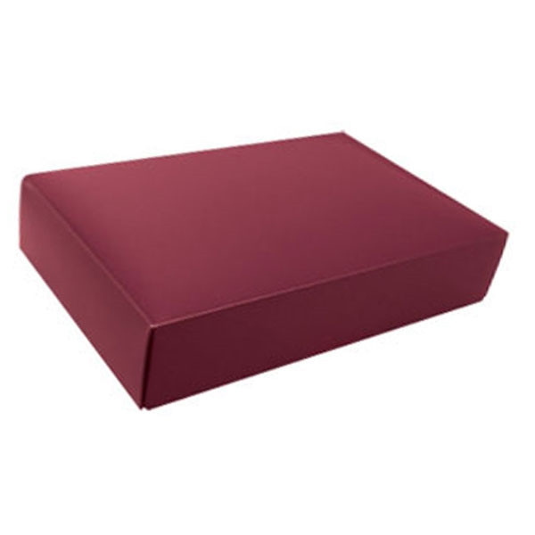 2 lb. Box Covers-2 Layer-Burgundy