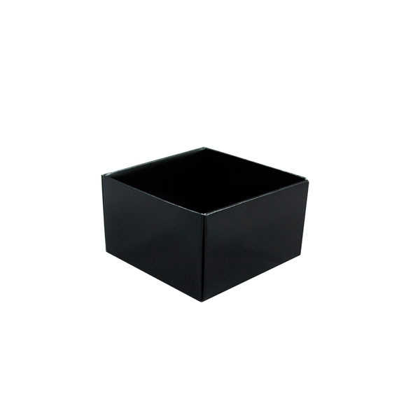 6 oz. Candy Box Bases-2 Layer Black