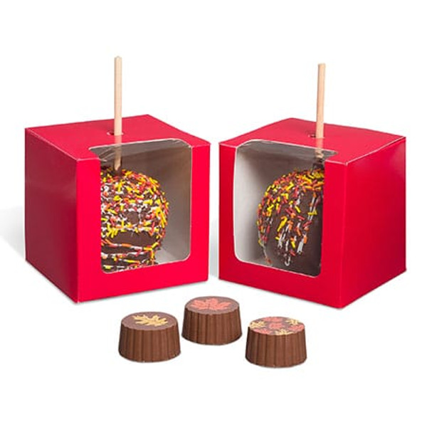 Candy Apple Boxes-Red