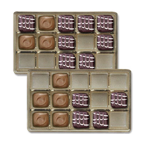 1 lb. Plastic Tray 15 cavities, mints, creams