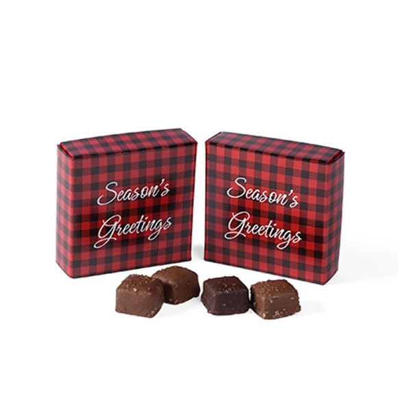 Chocolate Box Covers-3 oz.-1 Layer Buffalo Plaid