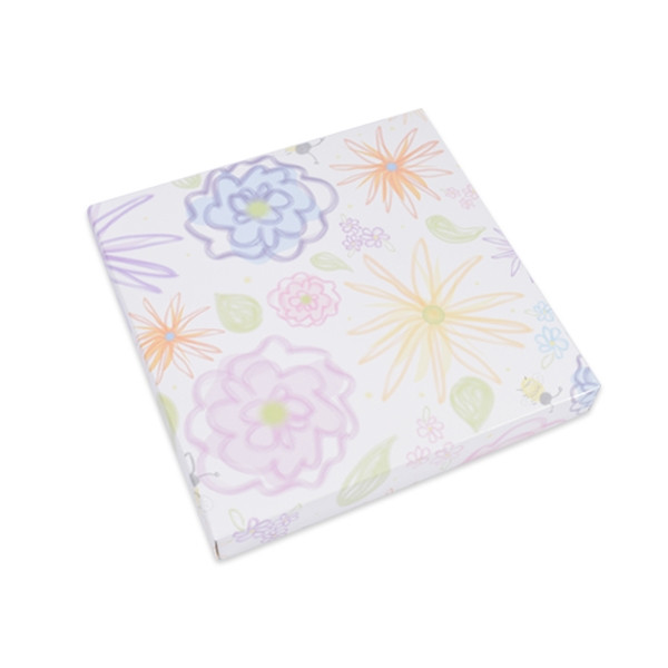 16 oz. Square Watercolor Garden Candy Box Covers