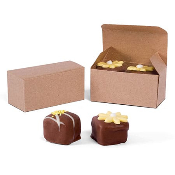 Mini Favor Boxes - Kraft Boxes - 50 Pieces (bulk pricing options)
